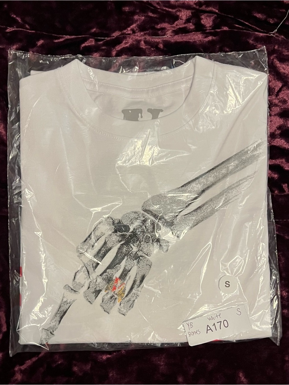 Vlone x NBA Youngboy Bones Tee - White